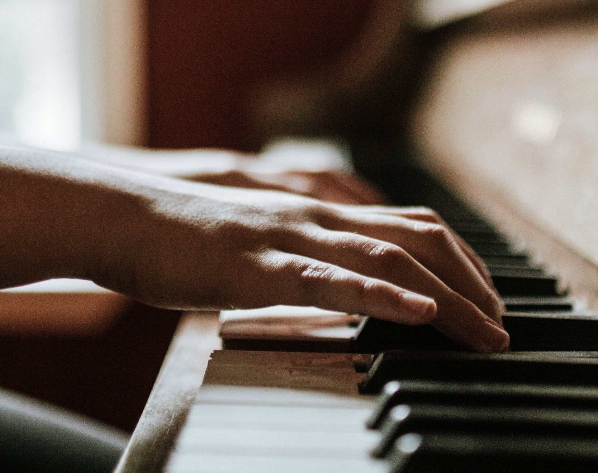 Playing piano